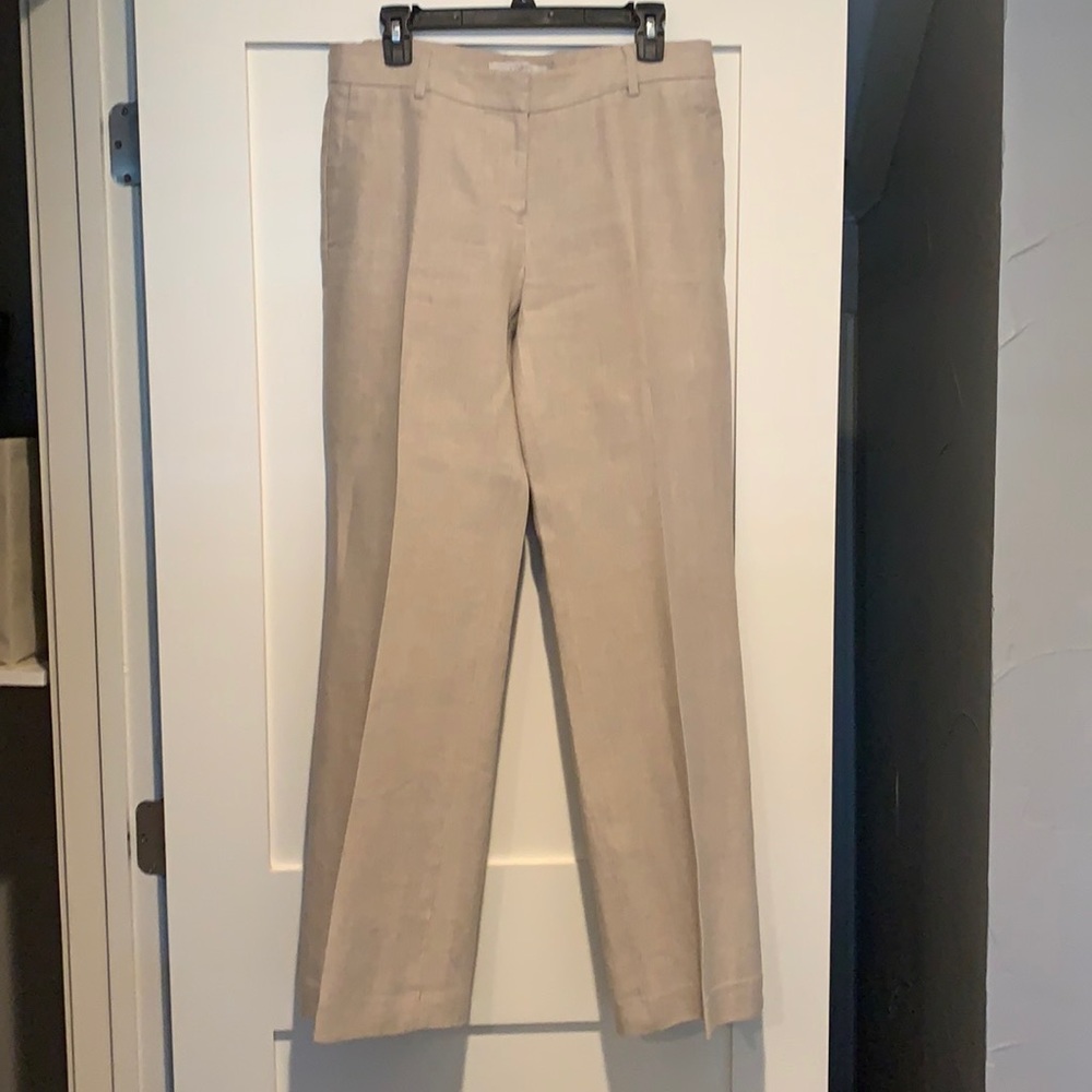 Loft Beige Linen Pants